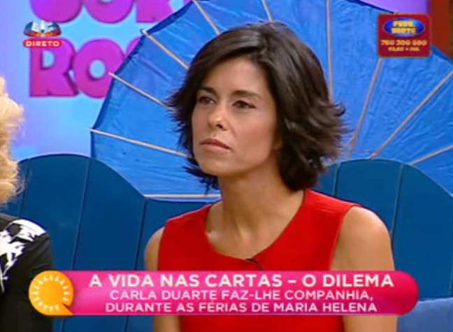 Carla Duarte A Vida nas Cartas «A Vida nas Cartas - O Dilema» ganha nova apresentadora